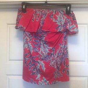 Lily Pulitzer Strapless Top